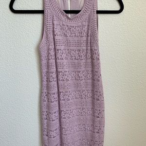 Lace body-con dress
